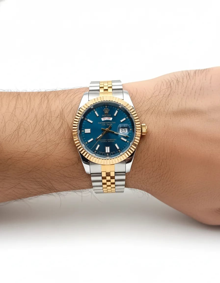 Rolex Oyster Perpetual Datejust blue dial