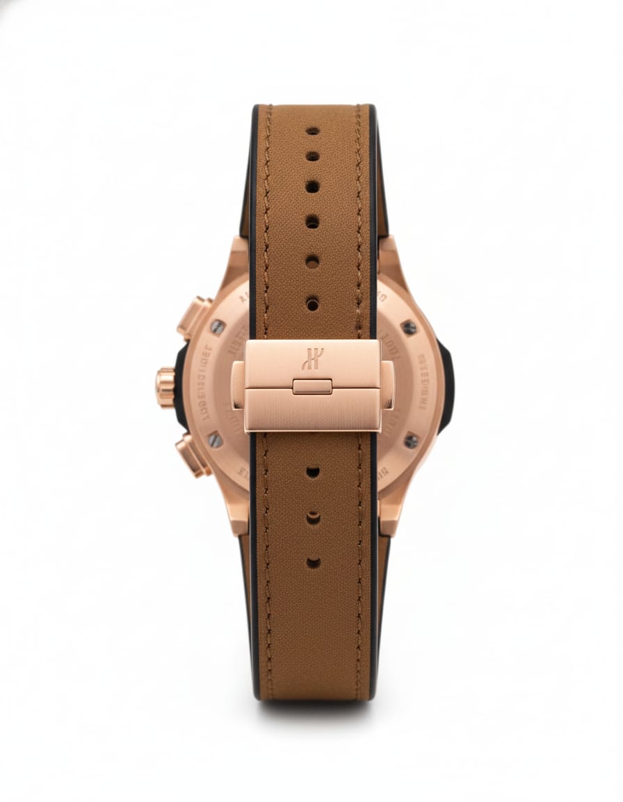 Hublot Leather Strap Watch – Description