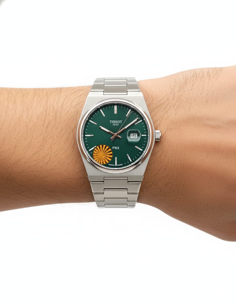 Tissot PRX green dial