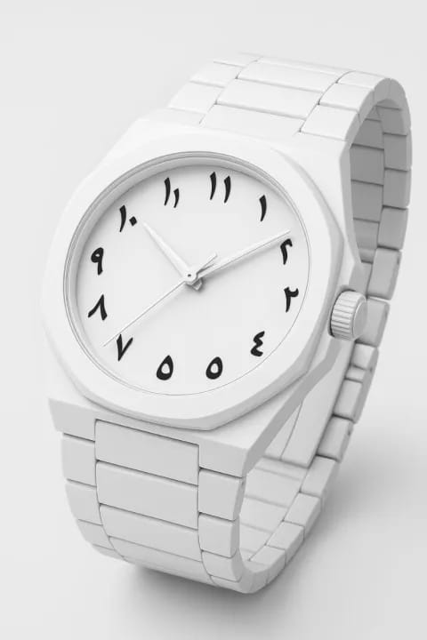 White Arabic aura watch